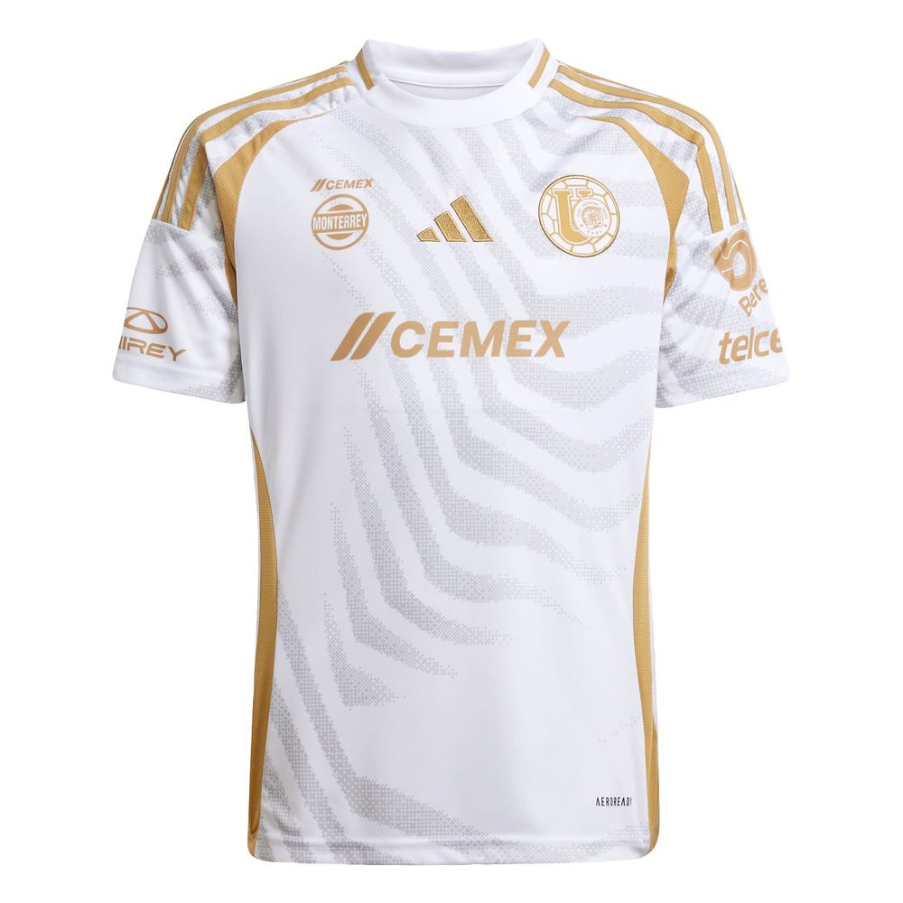 Foto 1 | Jersey Niño Tigres Tercero Uanl 24/25 Adidas Blanco Niños