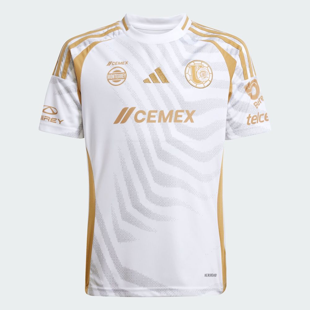 Foto 5 pulgar | Jersey Niño Tigres Tercero Uanl 24/25 Adidas Blanco Niños