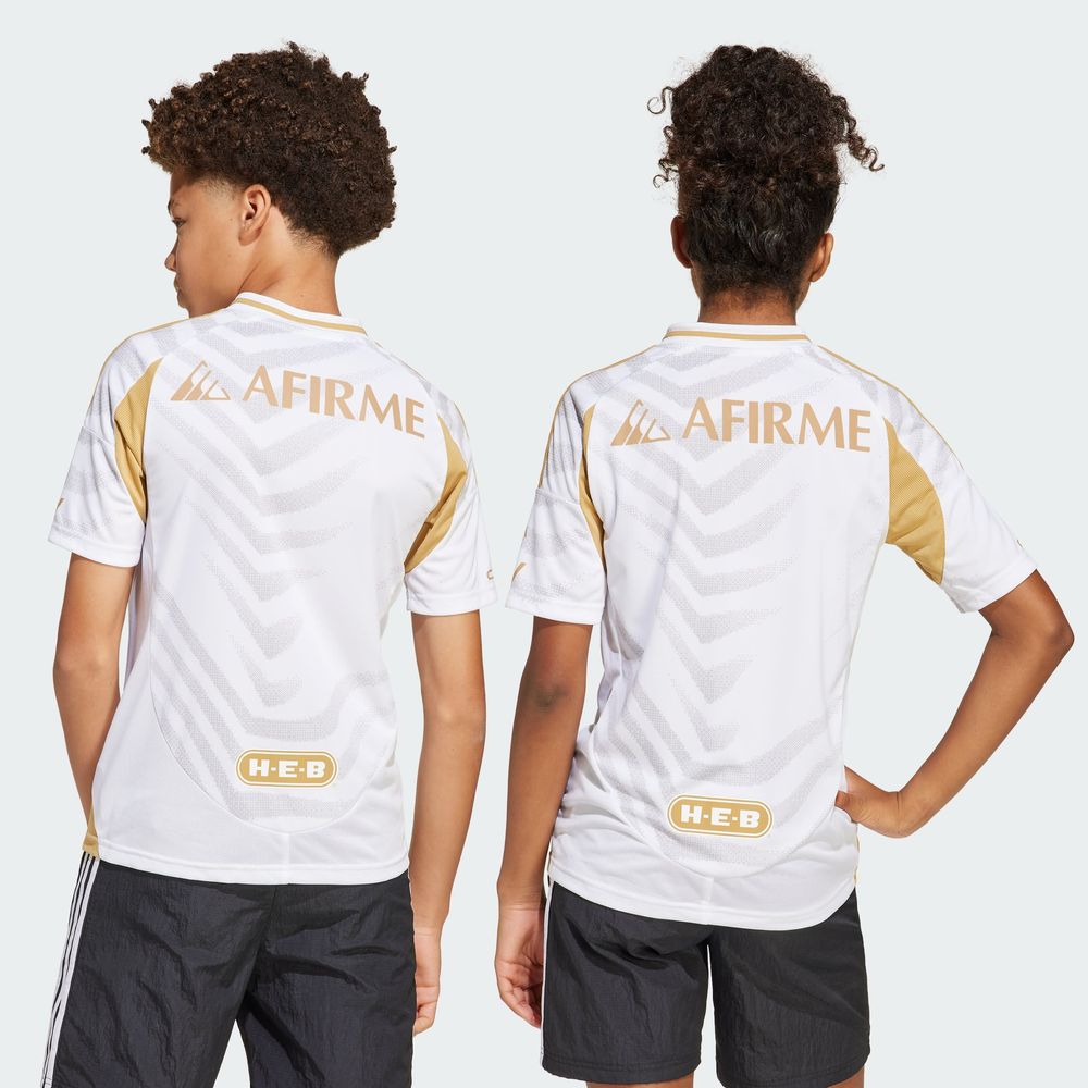 Foto 5 | Jersey Niño Tigres Tercero Uanl 24/25 Adidas Blanco Niños