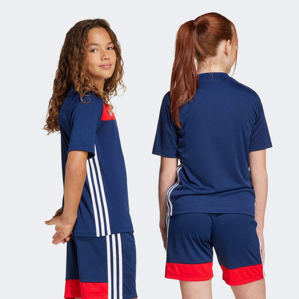 Foto 7 pulgar | Playera Tiro 25 Essentials Kids Adidas Azul para Niños