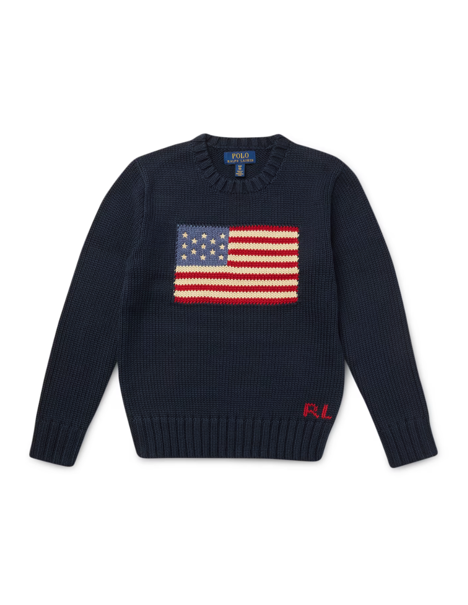 Jersey De Cuello Redondo Polo Ralph Lauren Flag