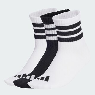 Foto 3 | Calcetines Acanalados 3 Pares Kids Adidas Blanco Niños