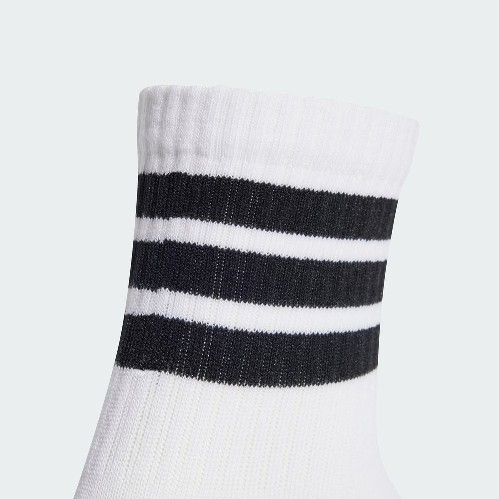 Foto 5 pulgar | Calcetines Acanalados 3 Pares Kids Adidas Blanco Niños