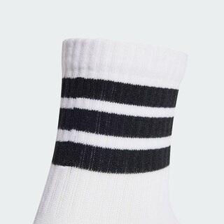Foto 4 | Calcetines Acanalados 3 Pares Kids Adidas Blanco Niños