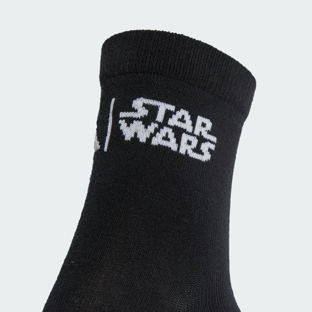 Foto 6 pulgar | Calcetines Star Wars Mandalorian (adolescentes) Adidas Negro Niños
