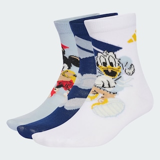 Foto 5 | Calcetines Adidas X Disney Mickey Mouse Kids Adidas Blanco Niños