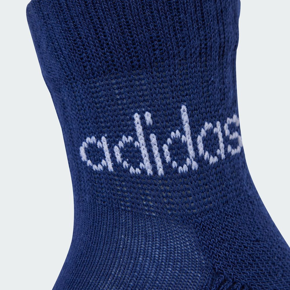 Foto 5 pulgar | Calcetines Lineales Al Tobillo 5 Pares Para Niños Adidas Azul Niños