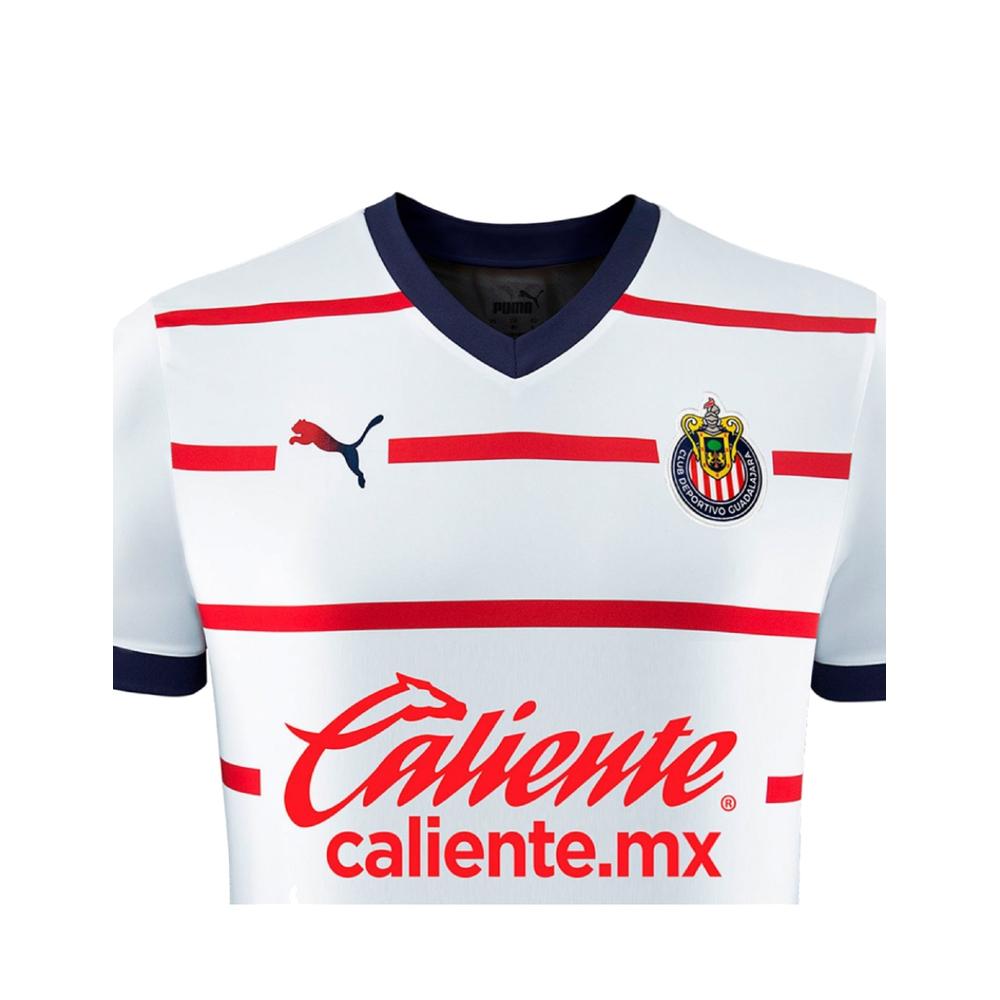 Foto 4 pulgar | Jersey Puma Chivas Visita 23/24 Blanco para Hombre