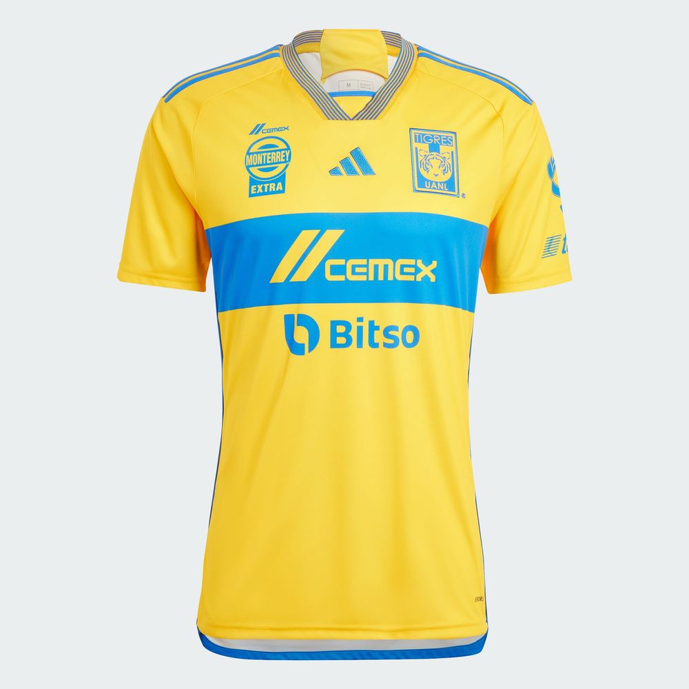 Foto 4 pulgar | Jersey Local Tigres UANL 23/24 Adidas Amarillo para Hombre