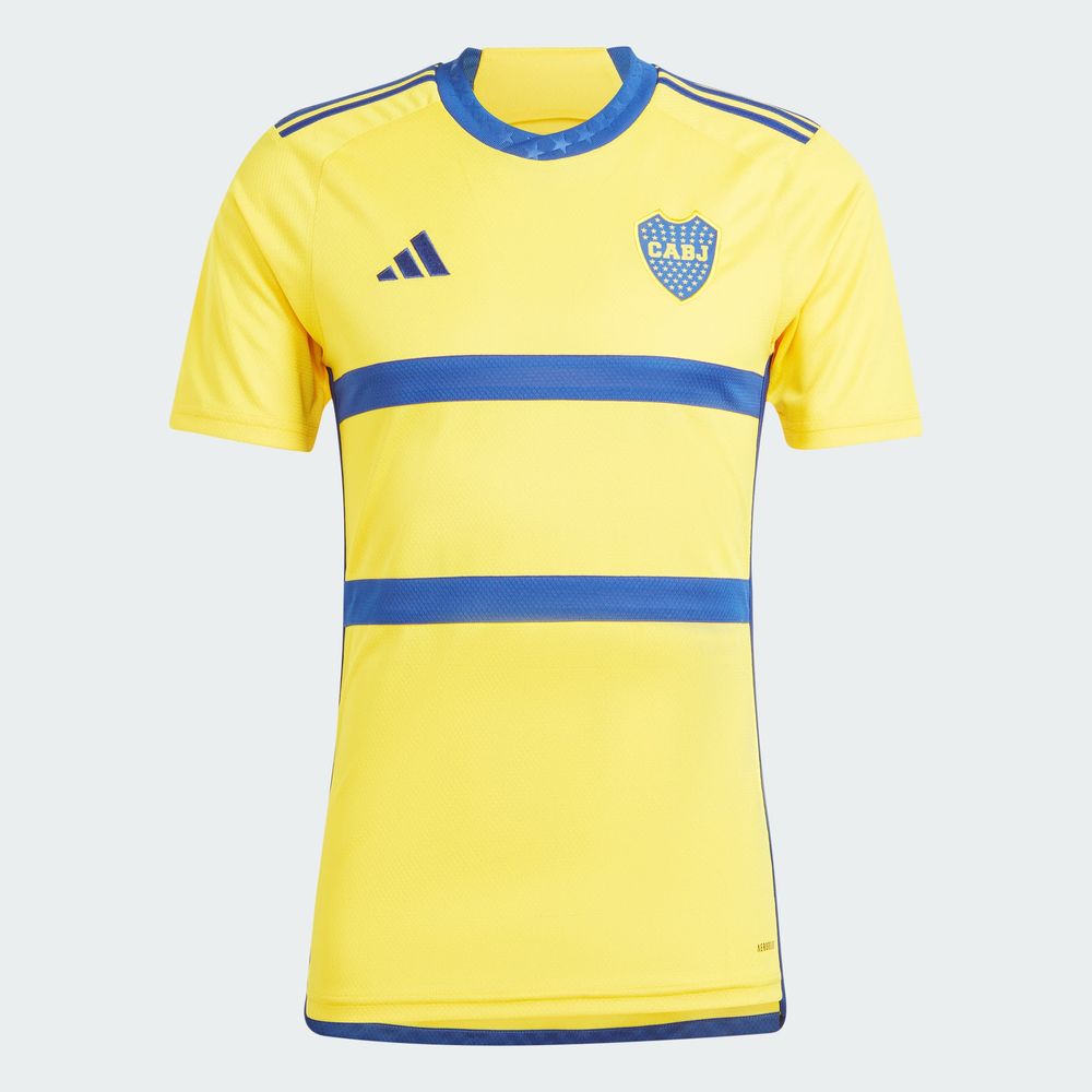 Foto 4 pulgar | Jersey Visitante Boca Juniors 23/24 Adidas Amarillo para Hombre