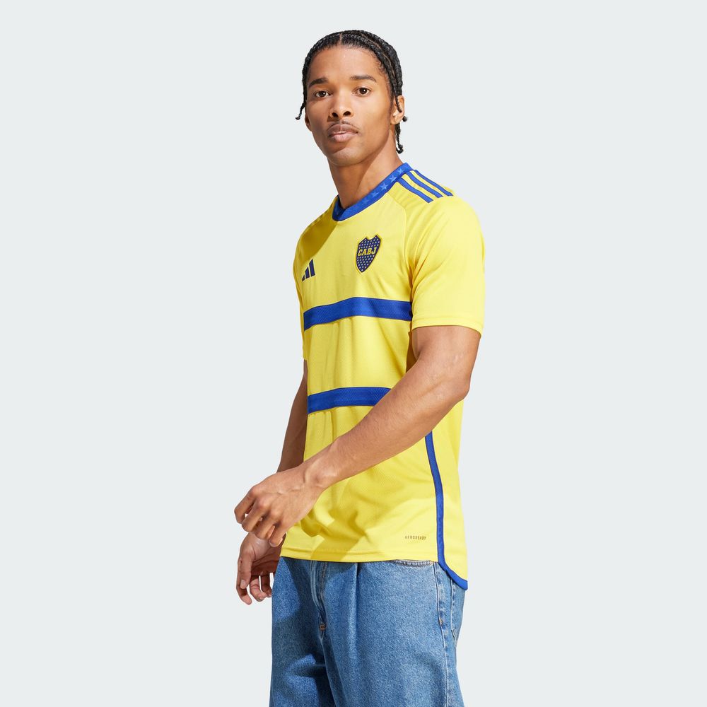 Foto 6 pulgar | Jersey Visitante Boca Juniors 23/24 Adidas Amarillo para Hombre