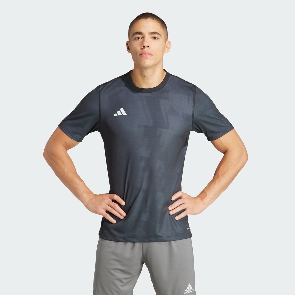 Foto 4 pulgar | Playera Adidas Doble Vista 24 Negra para Hombre