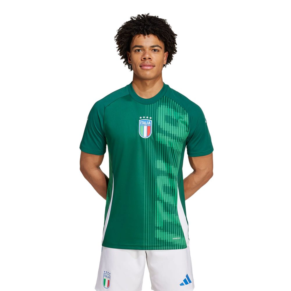 Foto 2 | Jersey Prepartido Italia Adidas Verde Hombre