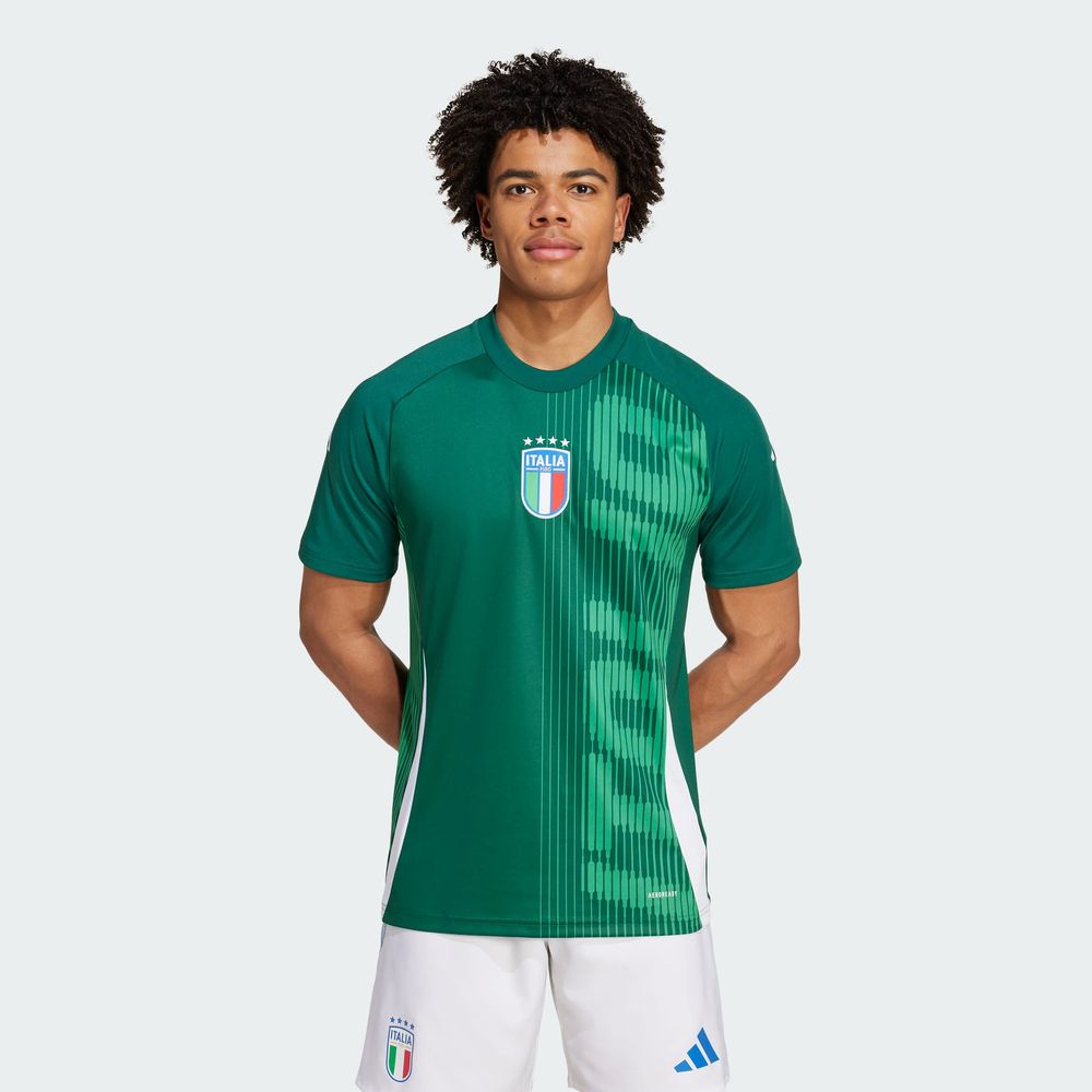 Foto 5 | Jersey Prepartido Italia Adidas Verde Hombre