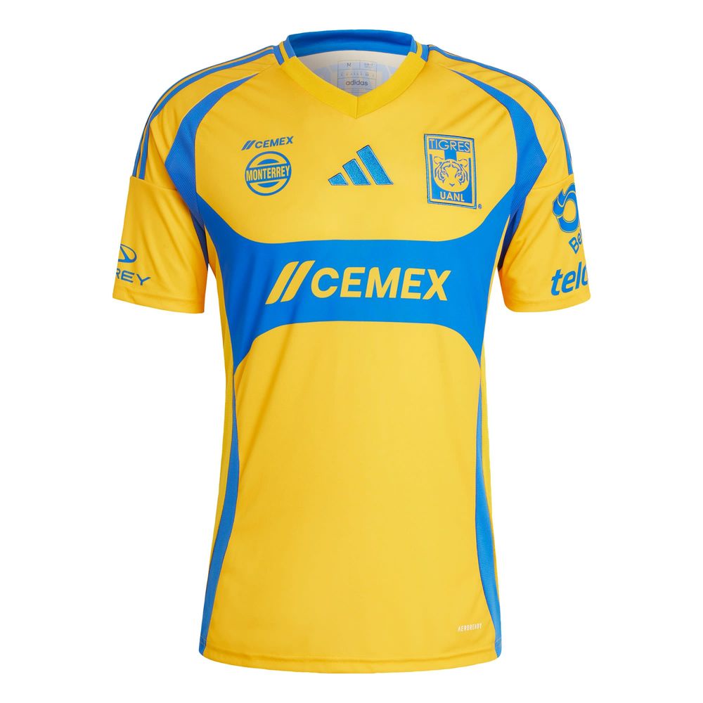 Foto 2 pulgar | Jersey Tigres Uanl 24/25 Local Adidas Amarillo Hombre