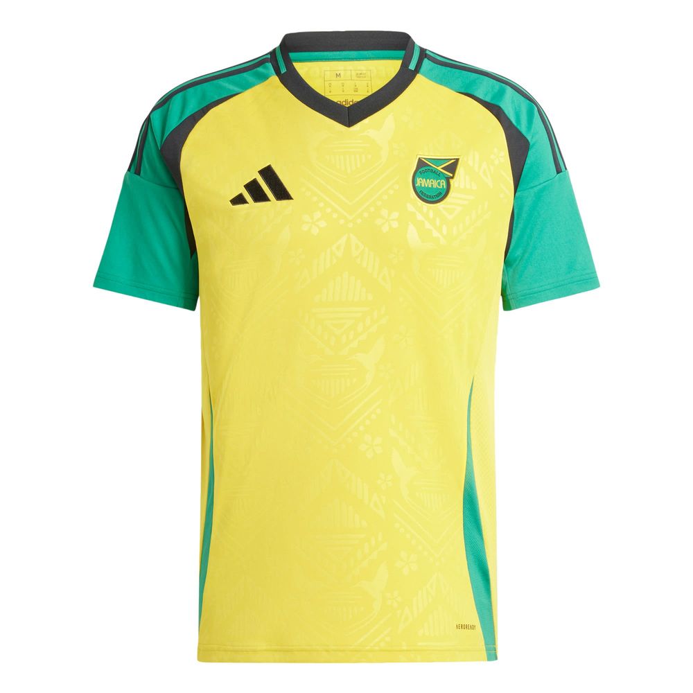 Jersey Local Jamaica 24 Adidas Amarillo Hombre