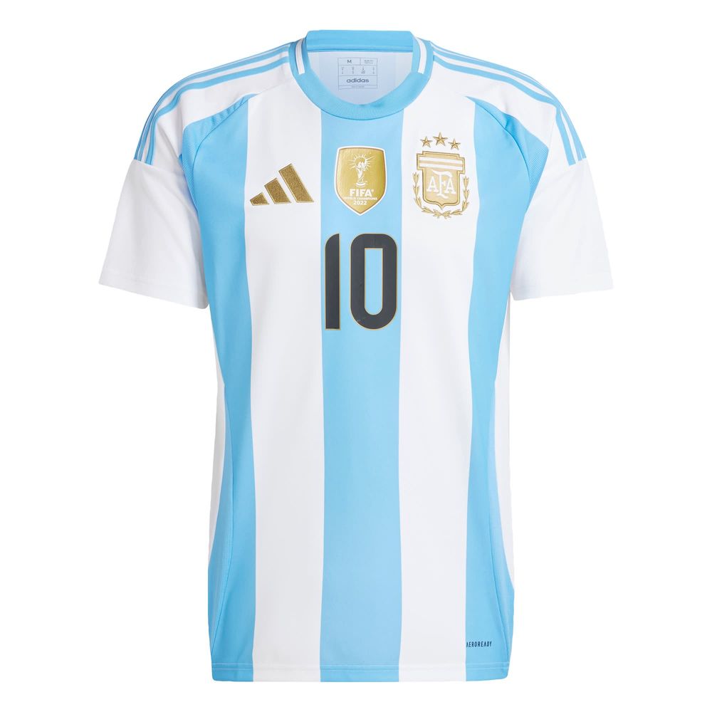 Foto 2 pulgar | Jersey Uniforme Local Argentina 24 Messi Adidas Blanco Hombre