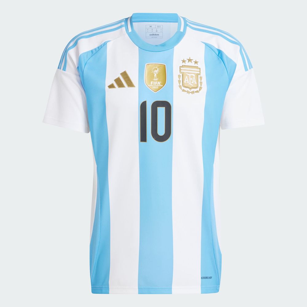 Foto 5 pulgar | Jersey Uniforme Local Argentina 24 Messi Adidas Blanco Hombre