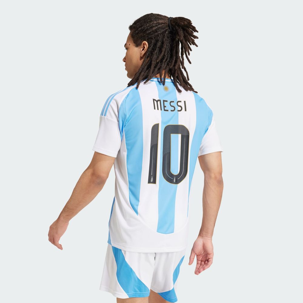 Foto 7 pulgar | Jersey Uniforme Local Argentina 24 Messi Adidas Blanco Hombre