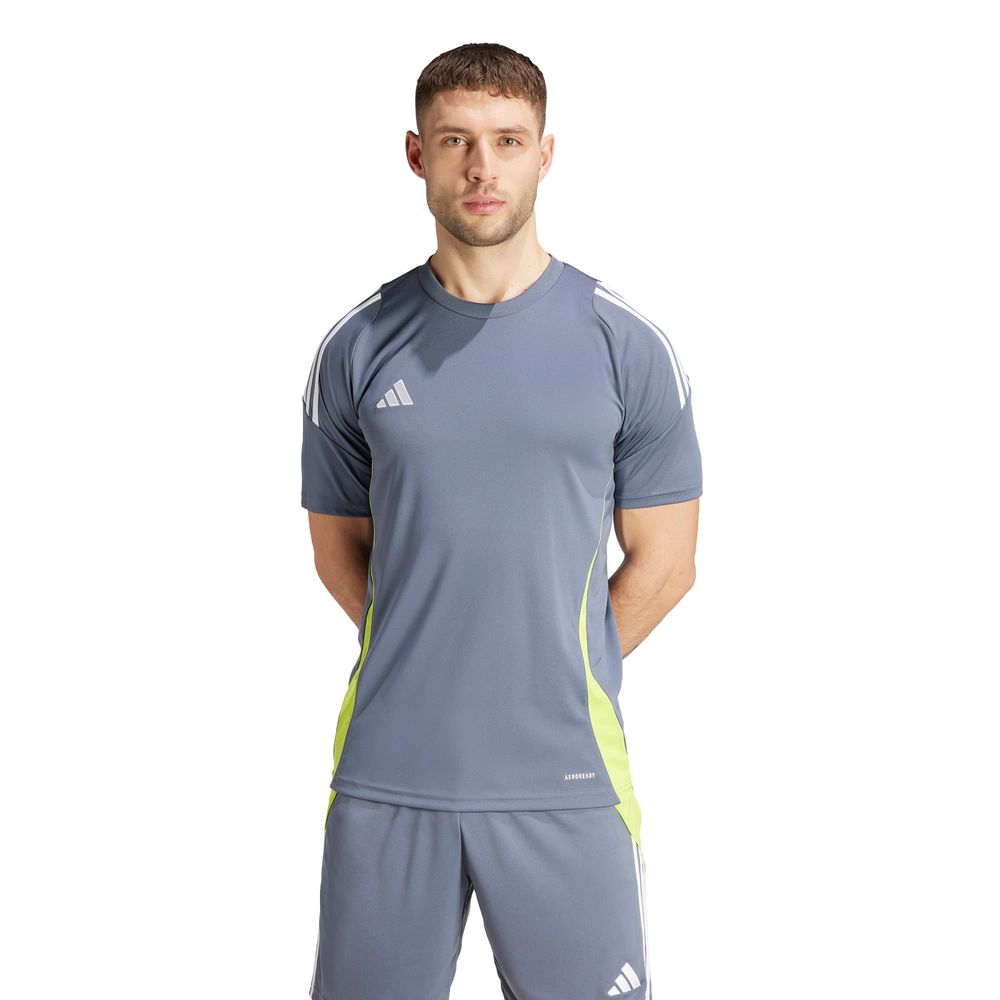 Foto 3 pulgar | Jersey Tiro 24 Adidas Gris Hombre