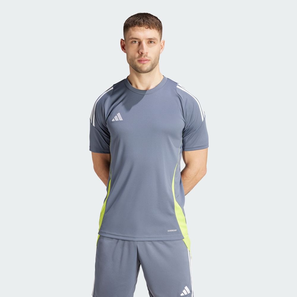 Foto 6 pulgar | Jersey Tiro 24 Adidas Gris Hombre