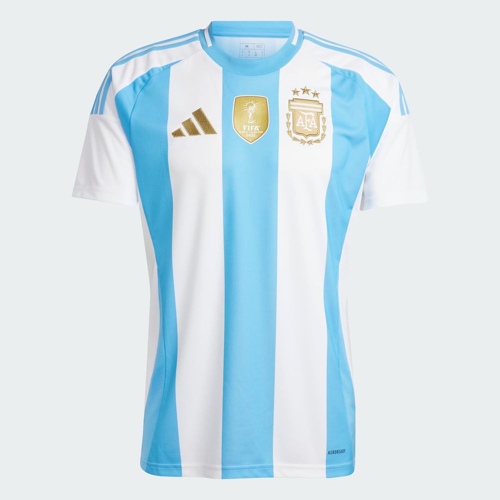 Foto 5 pulgar | Jersey Local Selección Argentina 24 Adidas Blanco Hombre