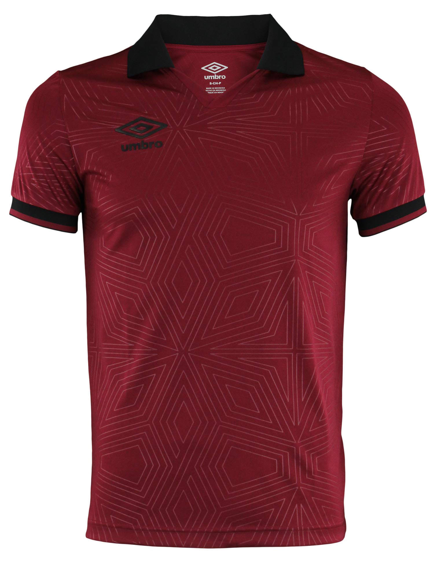 Jersey Umbro Diamond Glass Para Hombre, Color Granate Y Negro, Talla Xxl - Venta Internacional.