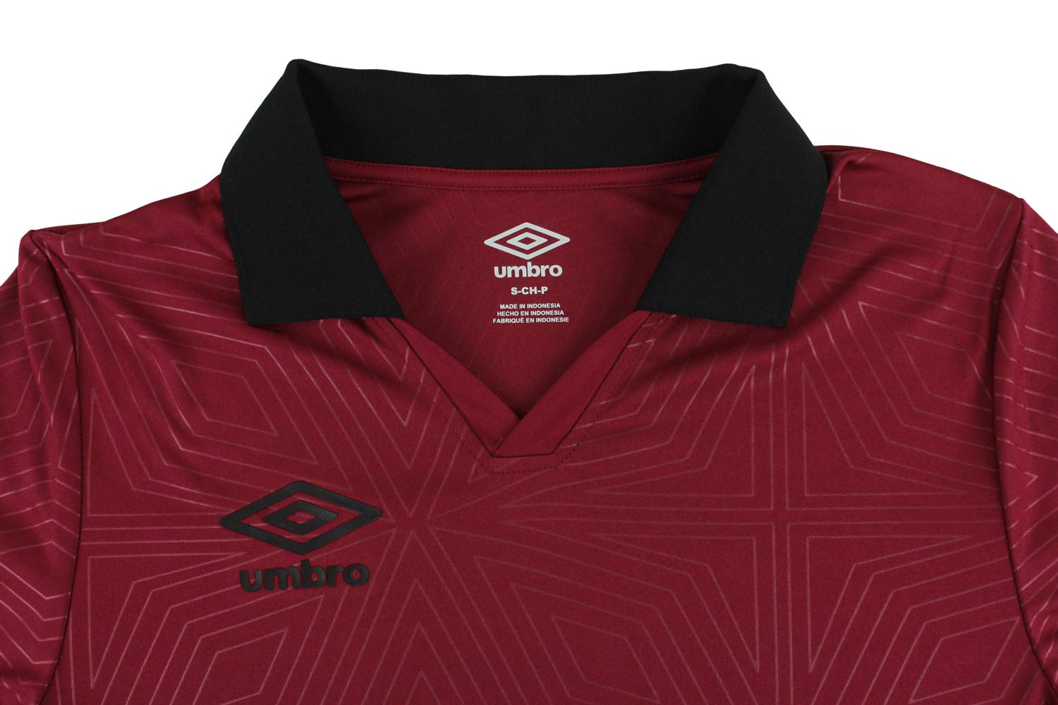 Foto 3 pulgar | Jersey Umbro Diamond Glass Para Hombre, Color Granate Y Negro, Talla Xxl - Venta Internacional.