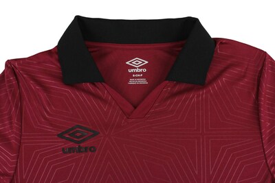 Foto 2 | Jersey Umbro Diamond Glass Para Hombre, Color Granate Y Negro, Talla Xxl - Venta Internacional.