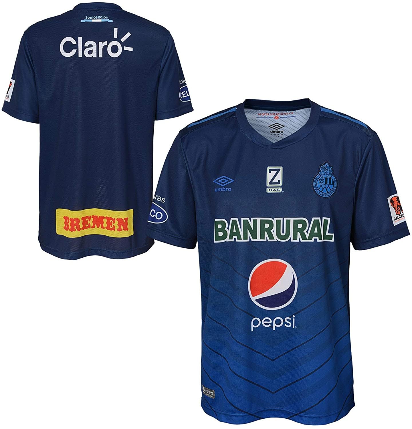 Jersey Umbro De Fútbol Internacional Masculino 18/19 Csd Municipal - Venta Internacional.