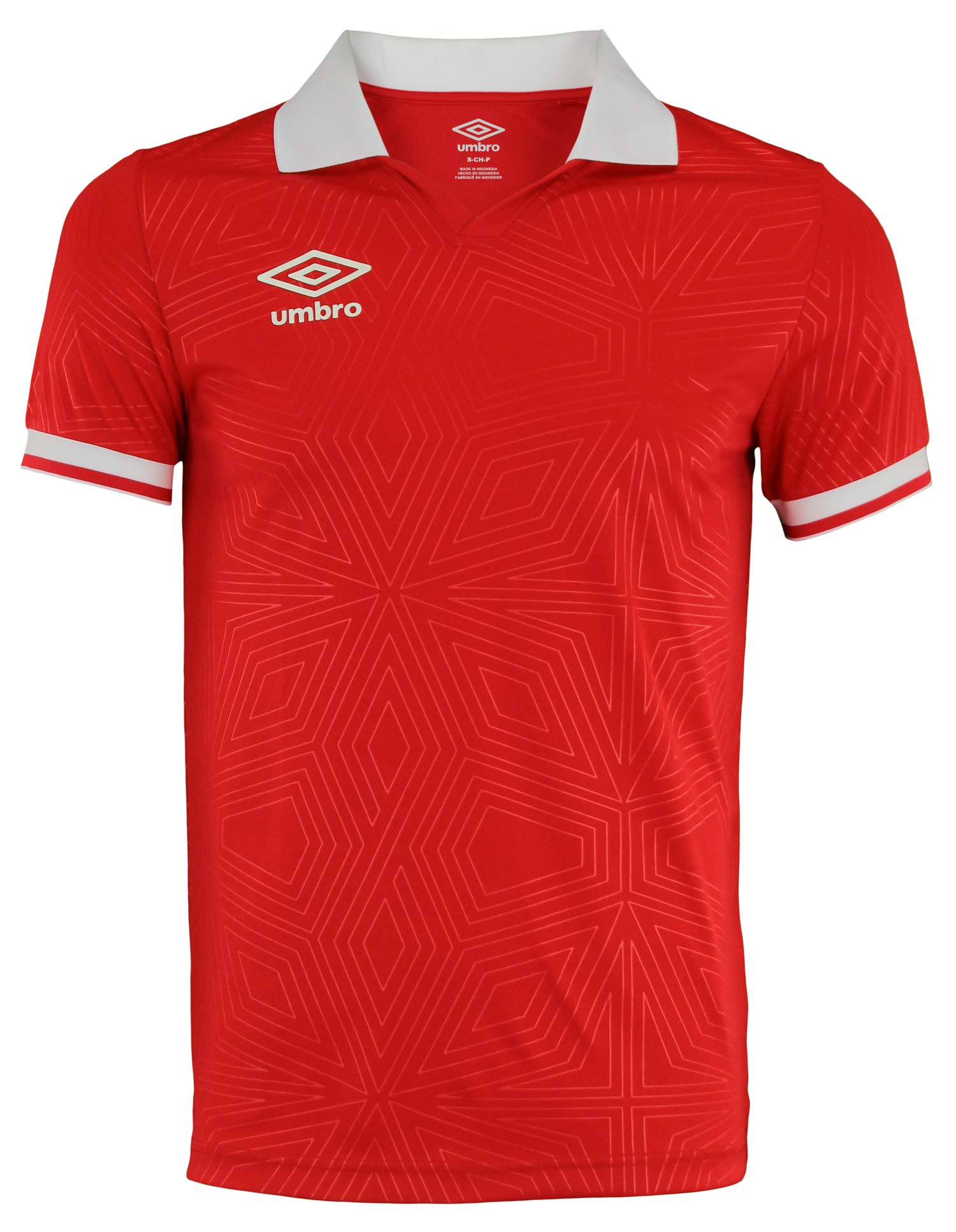 Jersey Umbro Diamond Glass Para Hombre, Color Bermellón/blanco, Talla Xl - Venta Internacional.