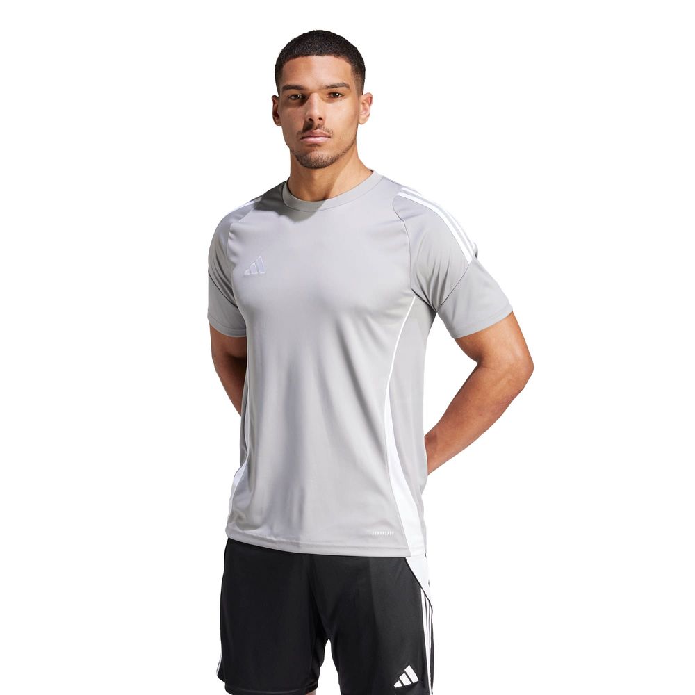 Foto 3 pulgar | Jersey Tiro 24 Adidas Gris Hombre