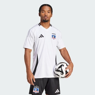 Foto 6 | Playera Colo-colo 25 Local Adidas Blanco Hombre