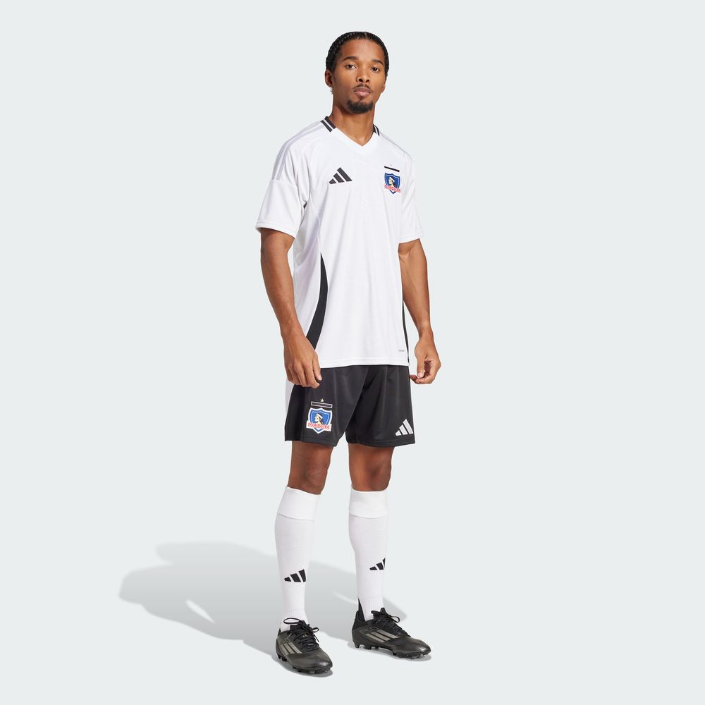 Foto 8 | Playera Colo-colo 25 Local Adidas Blanco Hombre
