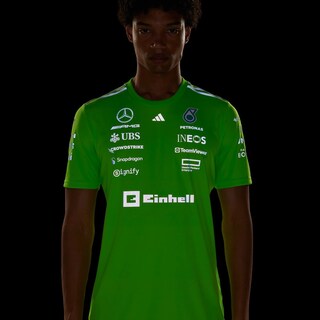Foto 5 | Playera Set-up Mercedes - Amg Petronas F1 Team Adidas Verde Hombre