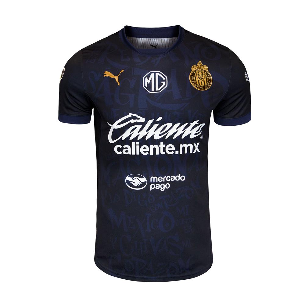 Jersey Puma Alternative Chivas Jugador 2025 Para Hombre Azul Marino