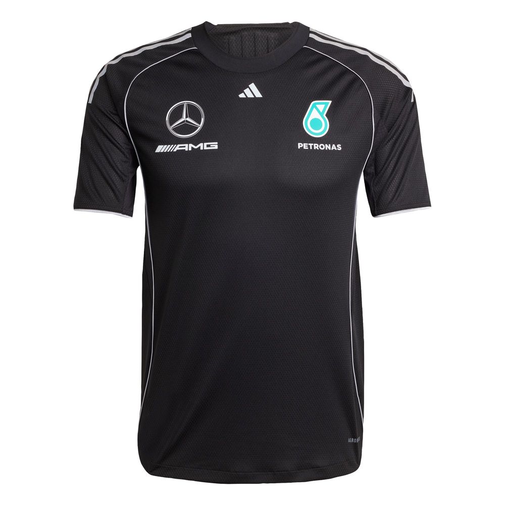 Foto 2 pulgar | Playera De Mecánico Mercedes - Amg Petronas F1 Team Adidas Negro Hombre