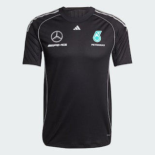 Foto 3 | Playera De Mecánico Mercedes - Amg Petronas F1 Team Adidas Negro Hombre