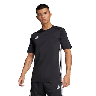 Foto 2 | Playera Tiro 25 Essentials Adidas Negro Hombre