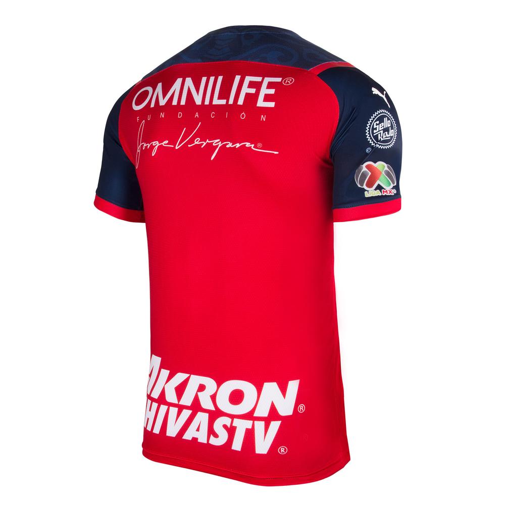 Foto 2 | Jersey Chivas 21-22 Jugador Visitante Puma Rojo para Hombre
