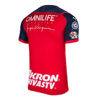 Foto 2 | Jersey Chivas 21-22 Jugador Visitante Puma Rojo para Hombre