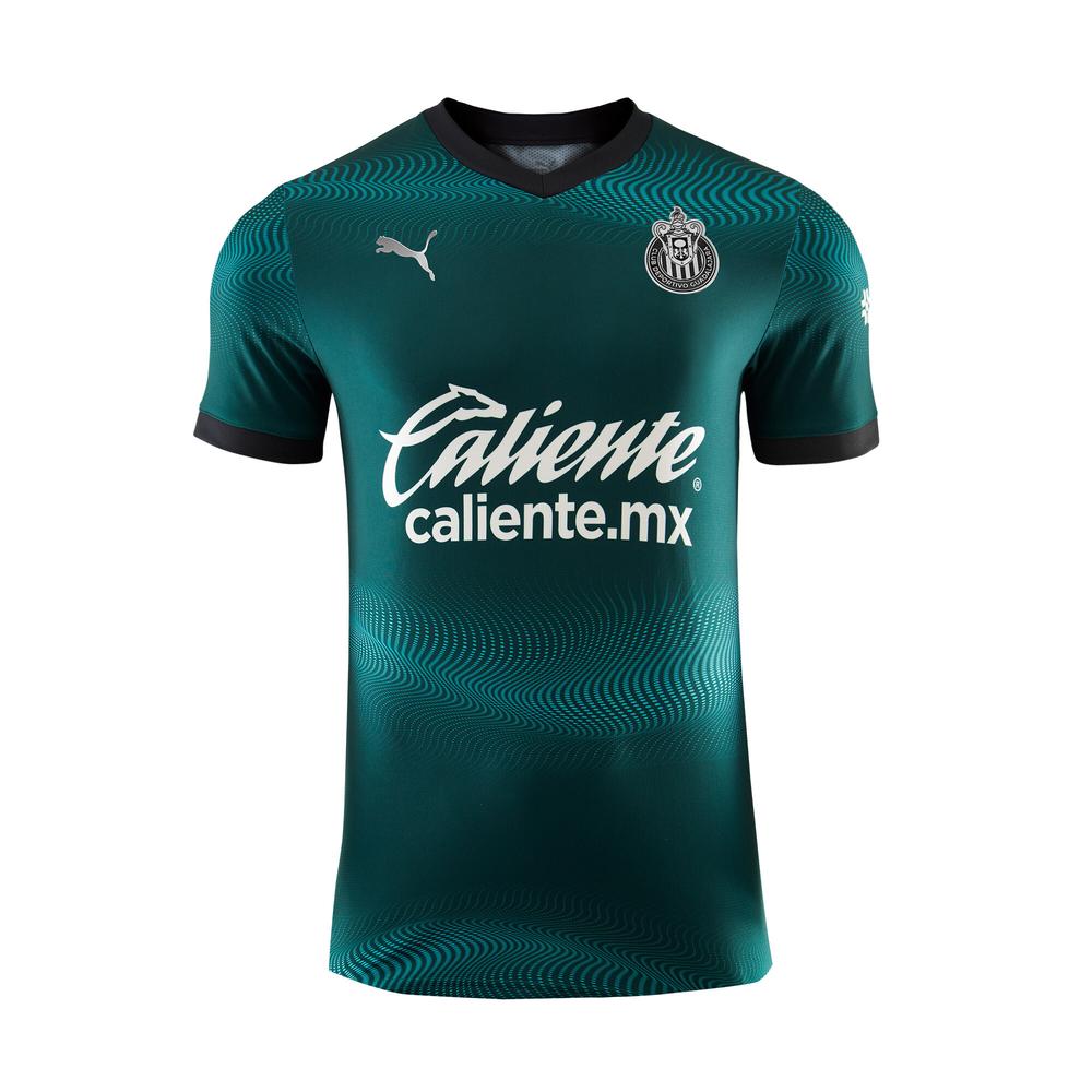 Jersey Chivas Alternativa 23-24 Jugador Para Hombre Verde Oscuro