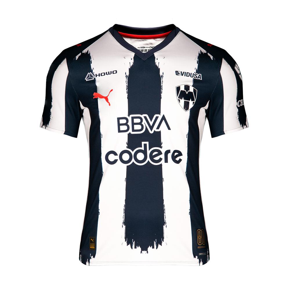 Jersey Puma Monterrey Local 25-26 Para Hombre Azul Acero