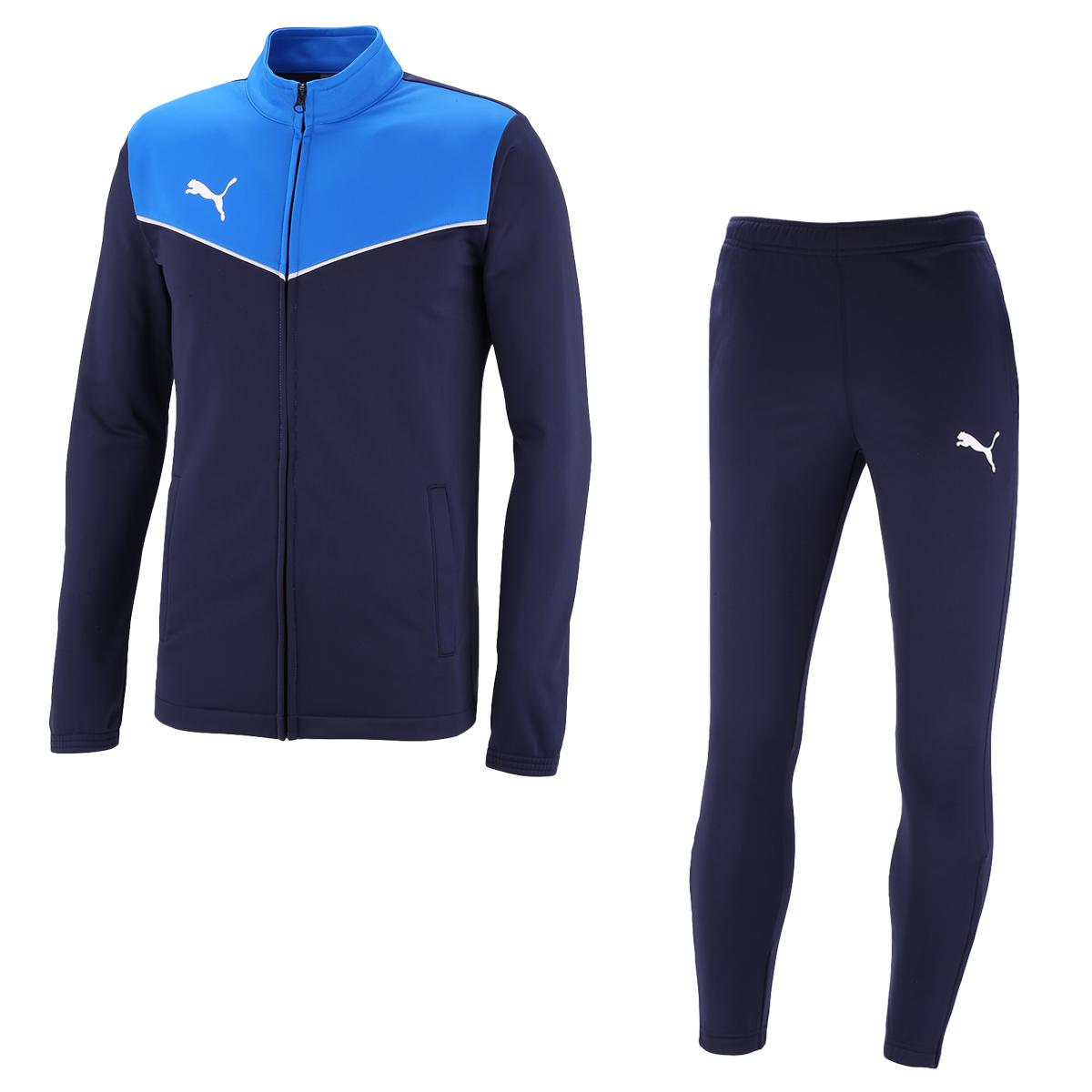 Foto 3 | Conjunto Pants Puma Individualrise Tracksuit Puma Azul para Hombre