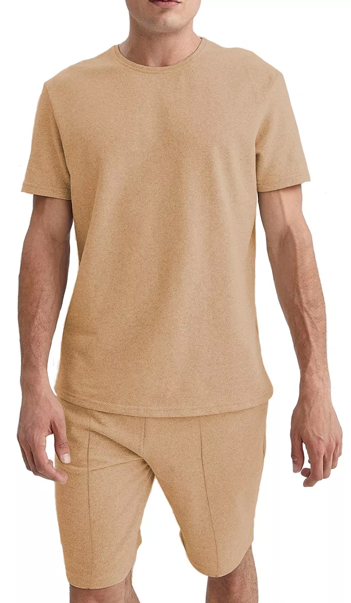 Conjunto Deportivo Shendy Vendy color Beige 2 Piezas para Hombre