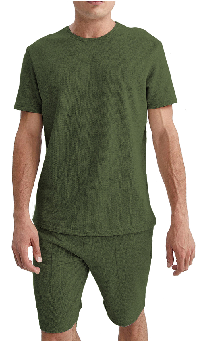 Conjunto Deportivo Shendy Vendy 257 color Verde para Hombre 2 Piezas