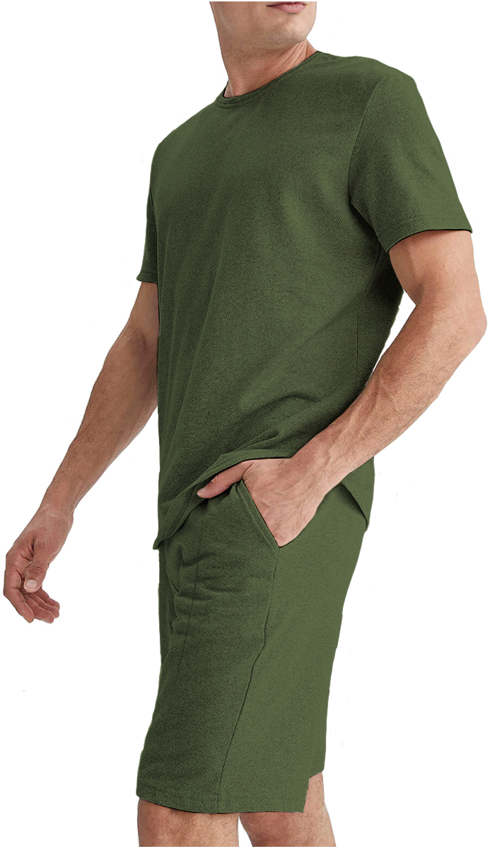 Foto 3 pulgar | Conjunto Deportivo Shendy Vendy 257 color Verde para Hombre 2 Piezas
