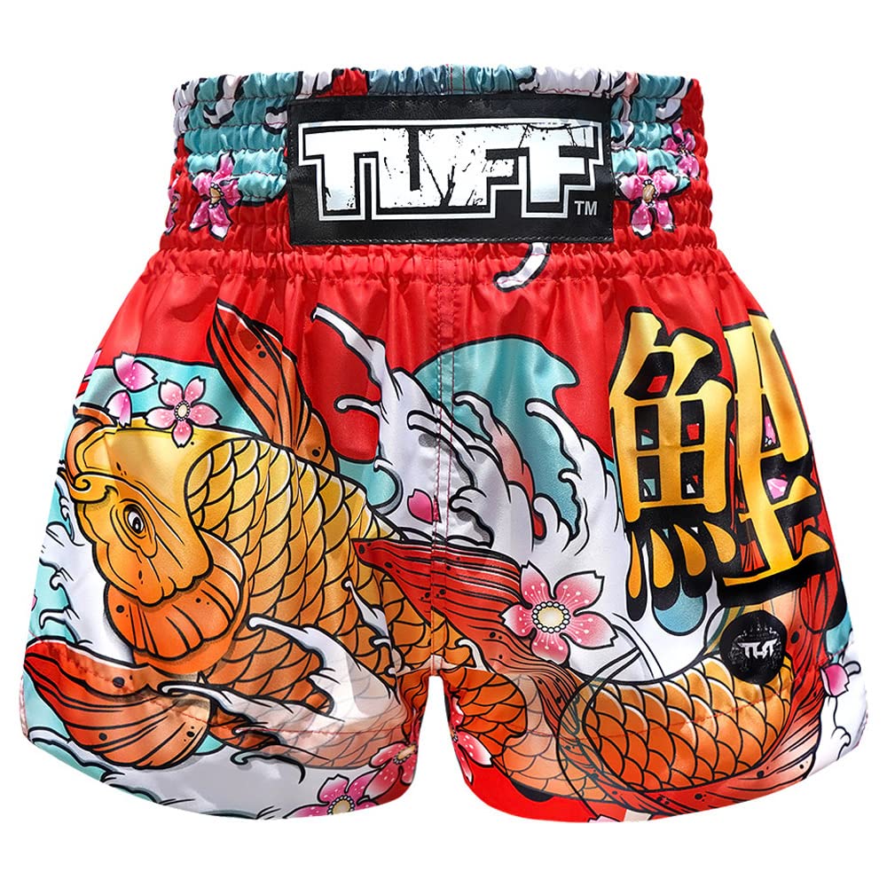 Foto 2 pulgar | Venta Internacional-pantalones Cortos De Boxeo Muay Thai Tuff Tuf-ms637-red Para