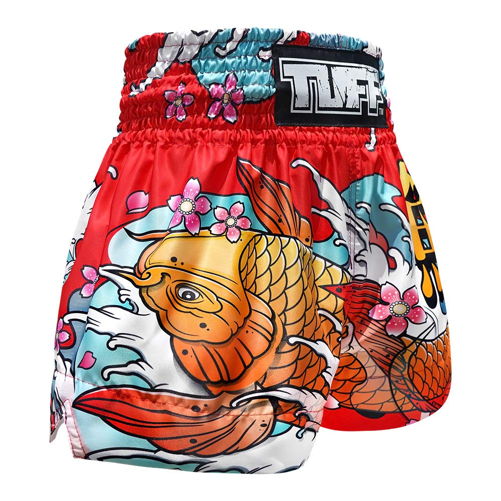 Foto 6 pulgar | Venta Internacional-pantalones Cortos De Boxeo Muay Thai Tuff Tuf-ms637-red Para