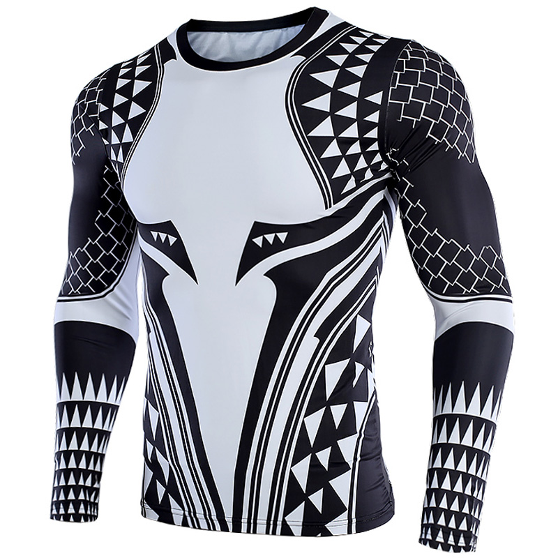 Foto 3 | Venta Internacional - Camiseta de Compresión Estampada para Hombre